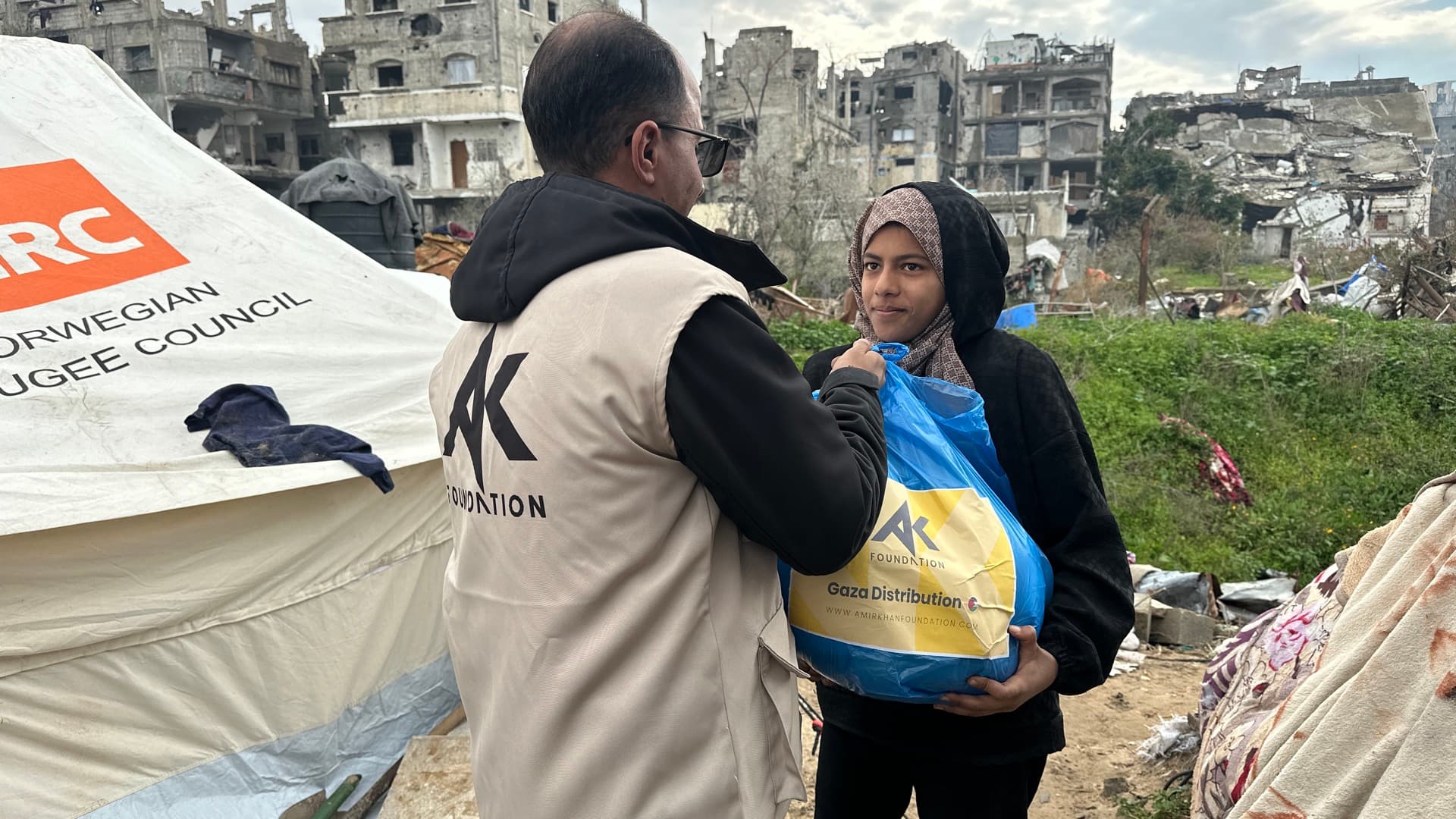 AKF emergency supplies reaching families in Gaza