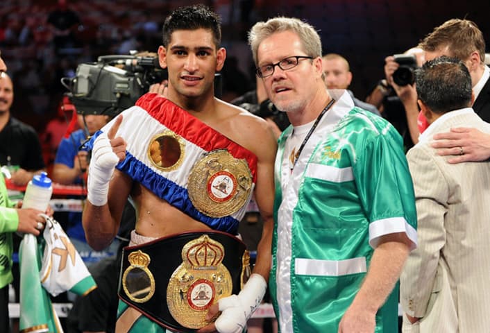 Amir Khan at a community event